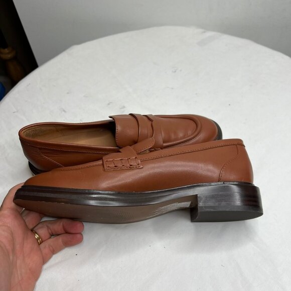 Madewell Womens $158 Vernon Loafer in Leather Dried Maple Size 8.5 NL839 - Picture 7 of 9